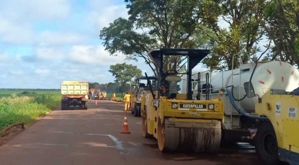 Obra Em Rodovia Que Liga Terenos Ponte Do Grego Avan A Aplica O