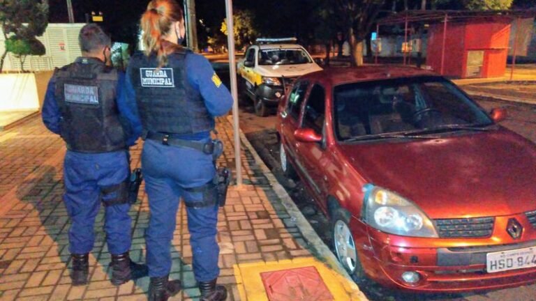 Carro furtado é recuperado menos de 3hs pela Guarda Municipal de Dourados