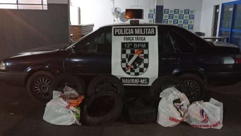 Homem tem mercadoria de descaminho apreendido pela Policia Militar em MS