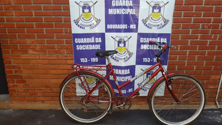 Guarda Municipal recupera bicicleta furtada em Dourados MS