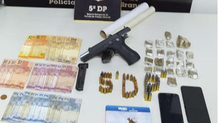 Polícia Civil esclarece tentativa de homicídio, prende traficante e arma de uso restrito