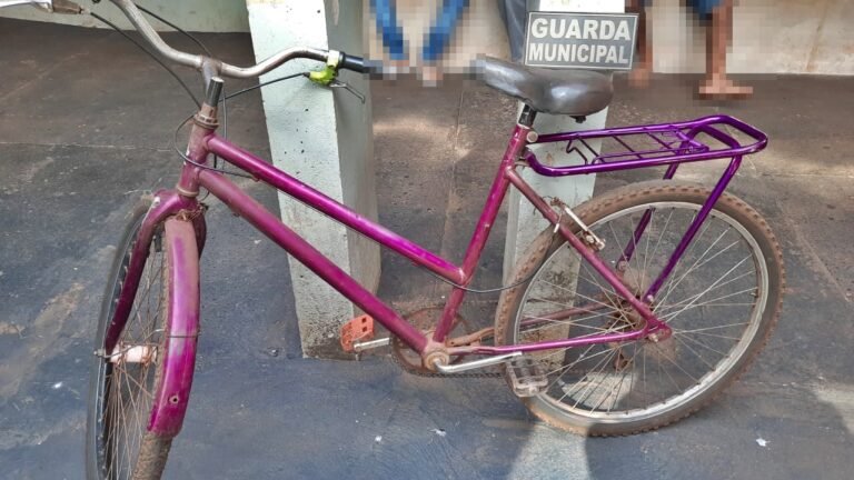 Bicicleta furta a 6 anos é recuperada pela Guarda Municipal