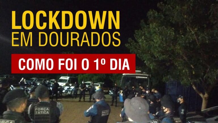 PRIMEIRO DIA DE LOCKDOWN EM DOURADOS: Três denúncias em média por hora!