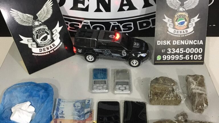 Polícia prende traficante que guardava e distribuía drogas a mando de marido preso