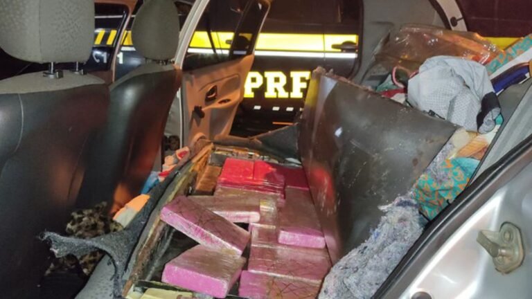 PRF apreende 14 Kg de cloridrato de cocaína avaliado em mais de 1,7 milhão (MS)