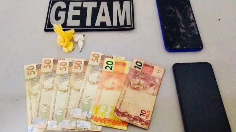 Em Dourados Dupla de traficantes é presa pela PM com pasta base e cocaína no Estrela Verá