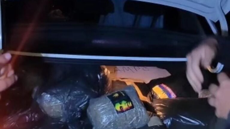 Polícia Militar prende casal transportando drogas a serviço do Comando Vermelho