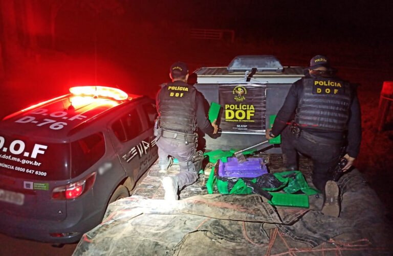VEJA VÍDEO – Caminhão com mais de 6 toneladas de maconha foi apreendido pelo DOF