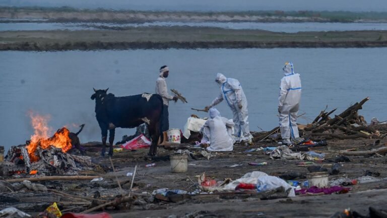 Índia: com recordes de mortes por covid-19, corpos flutuam no Ganges