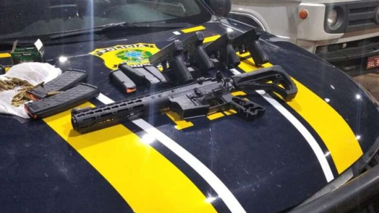 PRF apreende seis armas, munições, 830 Kg de maconha e 20 Kg de skunk em (MS)