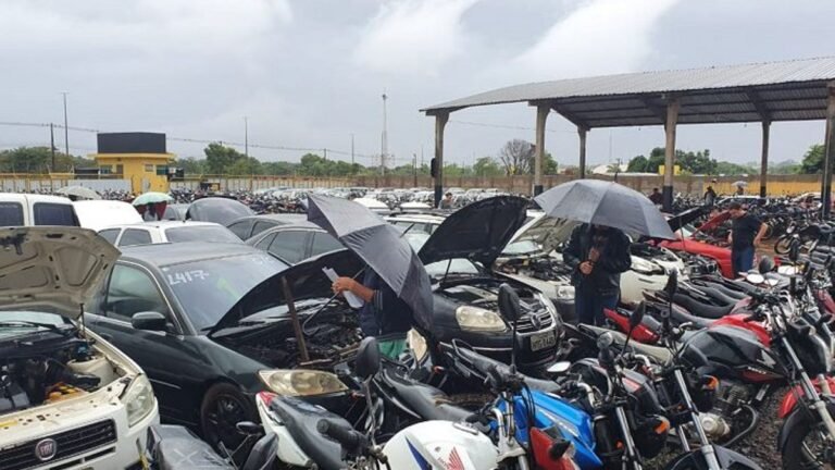 Leilão Detran: último dia para visitação de veículos para sucata aproveitável