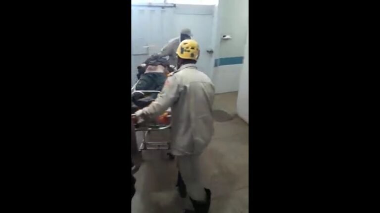 Veja vídeo de Lazaro chegando no hospital já morto após troca de tiro com a policia