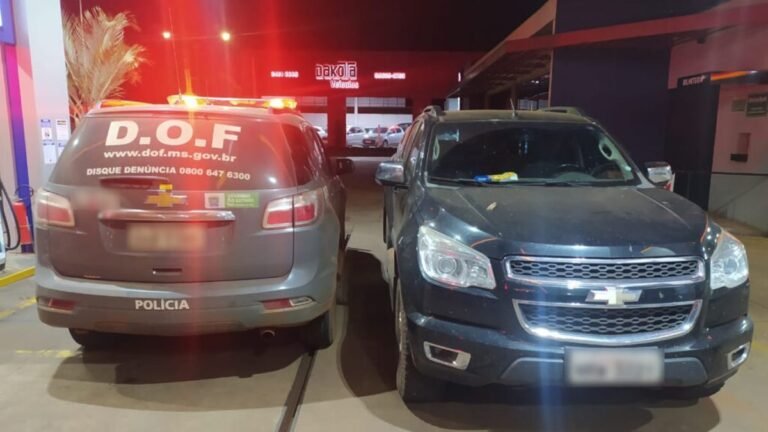 Família mantida em cárcere privado em Naviraí tem a camionete recuperada pelo DOF