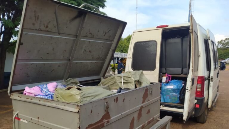 Em menos de 3 horas Polícia apreende dois veículos com grande quantidade de produtos de descaminho