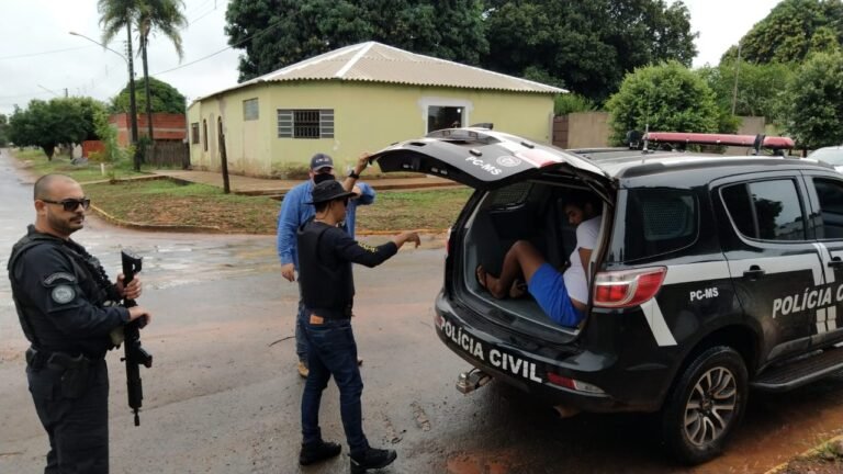 Policiais civis cumprem Mandado de Prisão por tráfico de drogas em MS