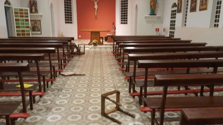 Estrangeiros são indiciados por suspeita de danos à igreja em MS