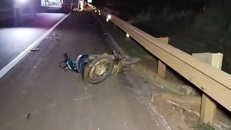 DOURADOS – Motociclista leva queda de moto e acaba sendo morto atropelado