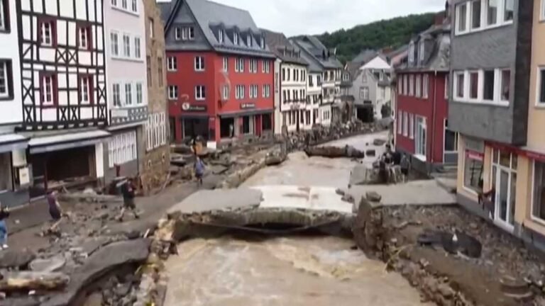 VEJA VÍDEO – Imagens assustadoras da devastação na Alemanha gravada pelos moradores