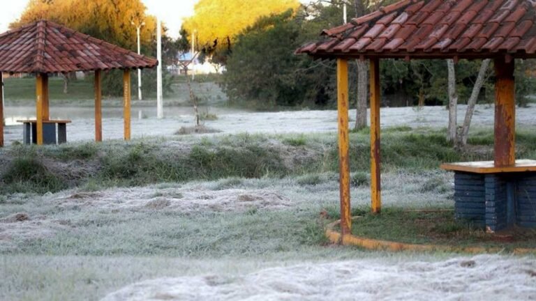 ATENÇÃO – Meteorologia prevê mais frio intenso e geada para essa sexta feira em Dourados
