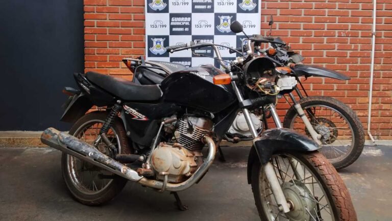 DOURADOS – Guarda Municipal recupera duas motos furtadas