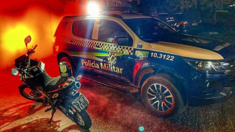 Policia Militar recupera motocicleta roubada em MS