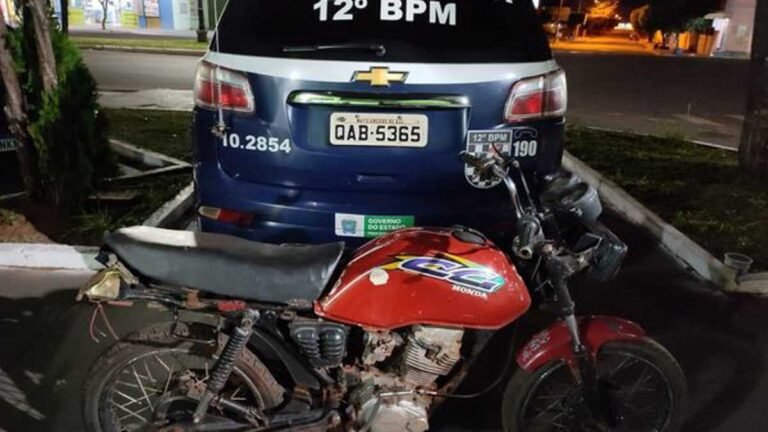 Polícia Militar apreende 448g de maconha e recupera motocicleta furtada em MS