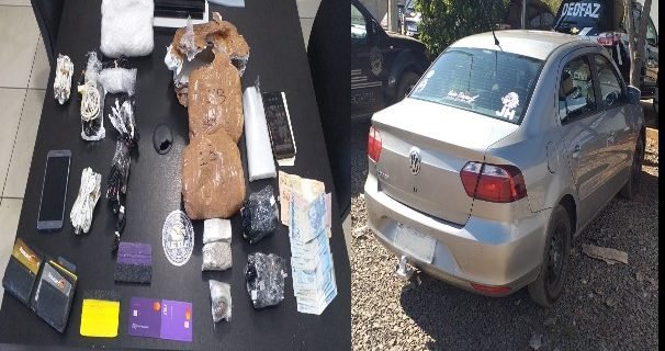 Policiais apreendem produtos que seriam arremessados pra dentro de presidio