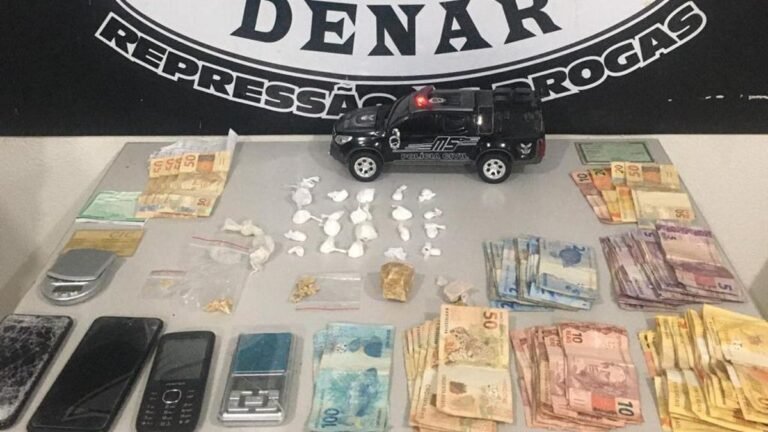 VEJA VÍDEOS – Ação da policia ao fechar ponto de vendas de drogas