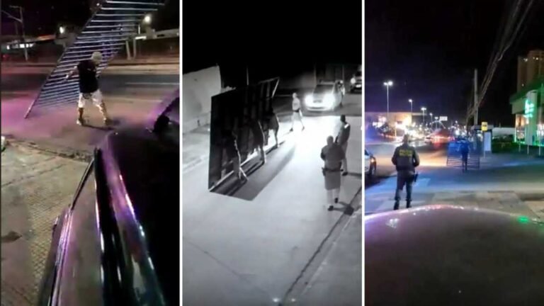 KARMA INSTANTÂNEO – Policiais fazem ladrões devolverem portões roubados!