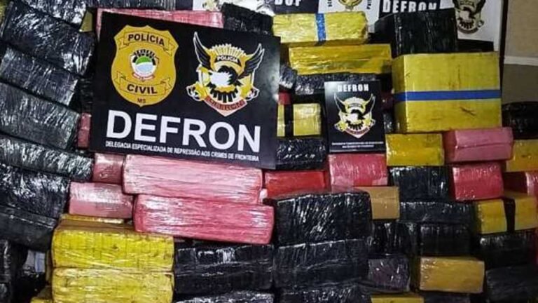 JARDIM ITÁLIA – Mais um entreposto fechado com mais de 3,3t de maconha