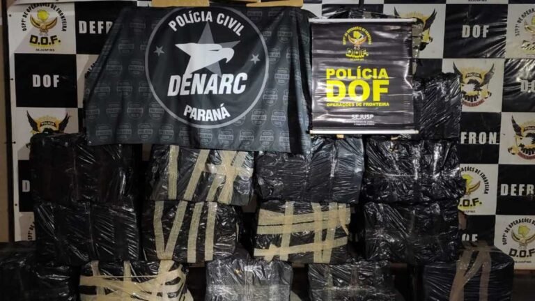 Parque Das Nações – Mais de 600 quilos de maconha foram apreendidos pelo DOF