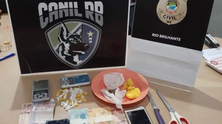 5 pessoas presas em flagrante pelo crime de tráfico de drogas