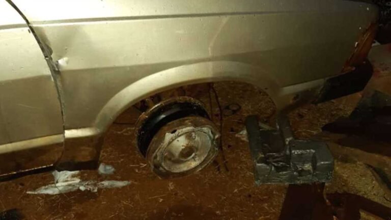 DOURADOS – Condutor embriagado e preso após colidir em placa de pare