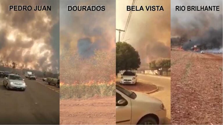 URGENTE – Mato Grosso Do Sul em chamas [VEJA OS VÍDEOS]