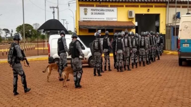 Operação pente-fino está sendo realizada na PED pelo Batalhão De Choque