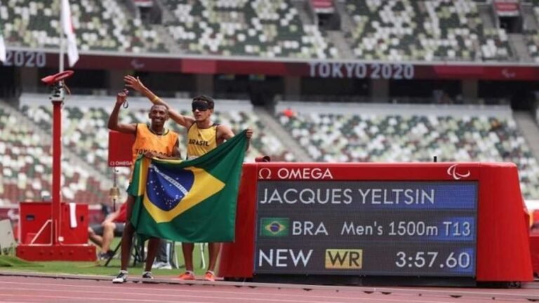Yeltsin quebra recorde mundial, domina os 1.500m e fatura o 100º ouro do Brasil em Paralimpíadas