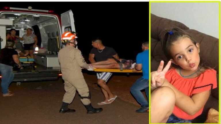 Menina de 5 anos envolvida em Acidente entre 3 veículos não resistiu