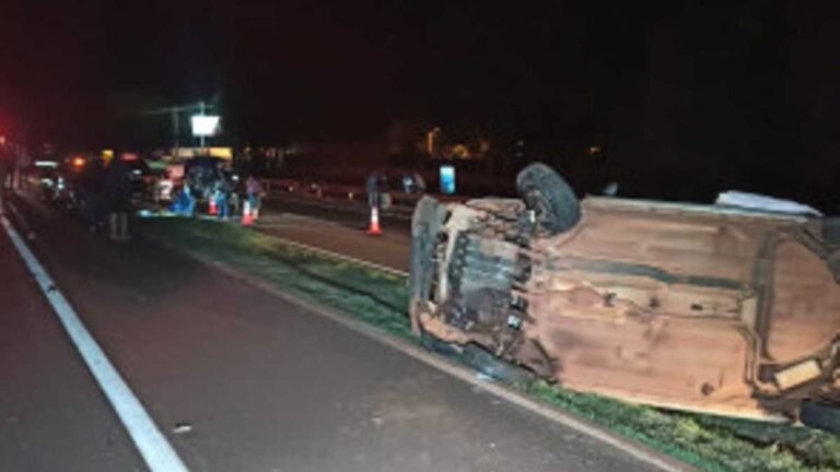 DOURADOS – Motociclista morre após colidir frontalmente em carro entre o Trevo do DOF e Trevo da Bandeira