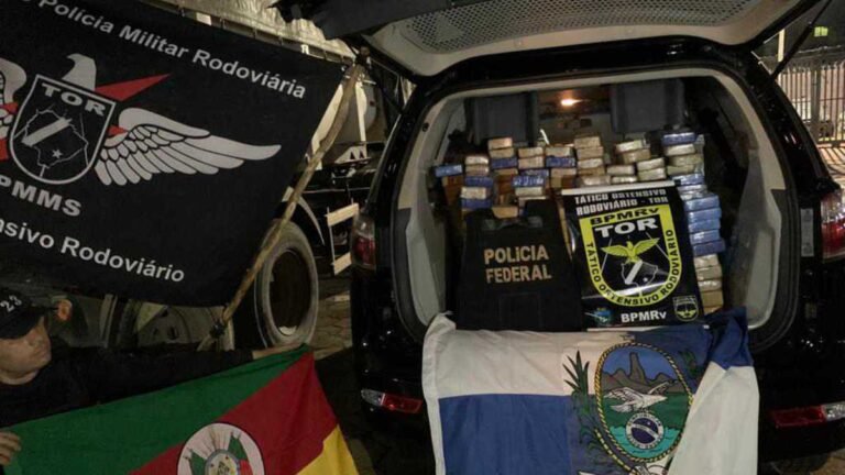 Carga milionária avaliada em R$ 5.337 milhões foi apreendida por alunos do Curso TOR