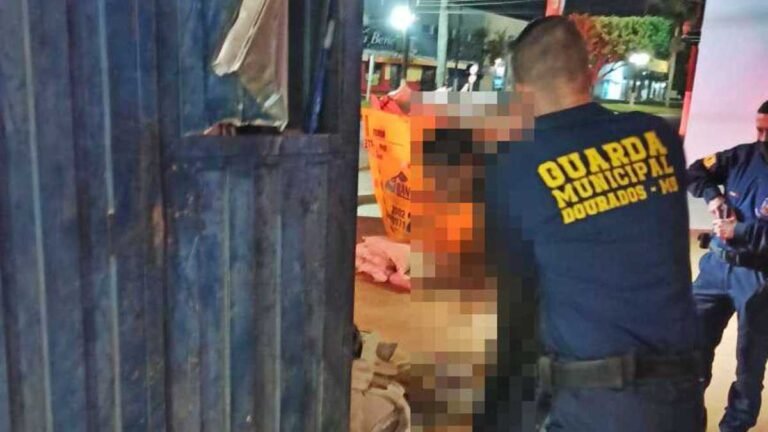 Usuário de drogas arromba contêiner e termina preso pela GM em Dourados