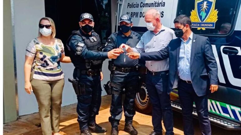 3º Batalhão de Polícia Militar de Dourados recebe mais seis viaturas para atendimento comunitário
