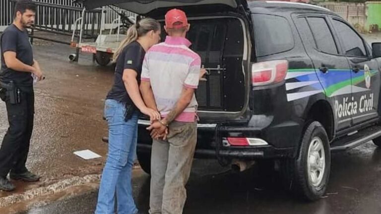 Polícia Civil prende suspeito de ameaçar e incendiar casa da ex-mulher [vídeo]