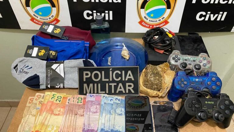 Polícia Civil fecha boca de fumo e prende dois em Brasilândia