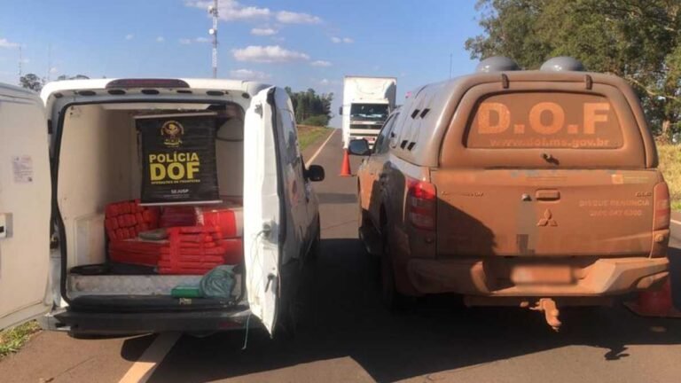 Veículo com mais de 200 quilos de maconha foi apreendido pelo DOF