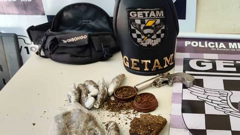 Harrison de Figueiredo Dourados – Policia Militar apreende arma de fogo artesanal e drogas