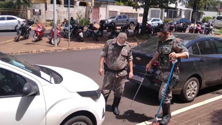 [VEJA VÌDEO] – Cobra é resgatada em para-choque de carro no centro de Dourados