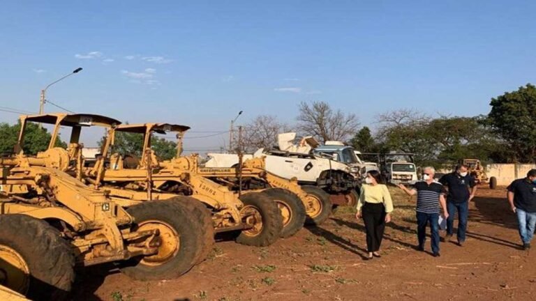 Leilão de maquinários – Já podem apresentar os lances pela internet