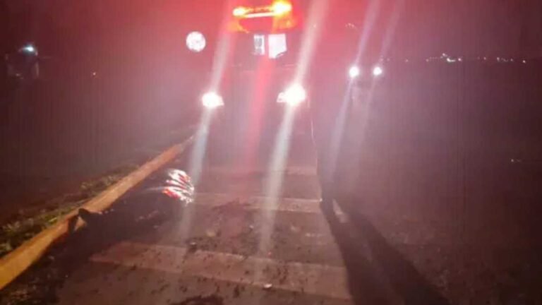 Homem morre em acidente de moto em Ponta Porã saída para Dourados