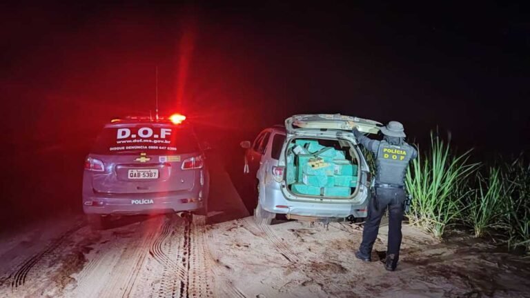 Drogas avaliada em quase 2 milhões são apreendido pelo DOF em Eldorado