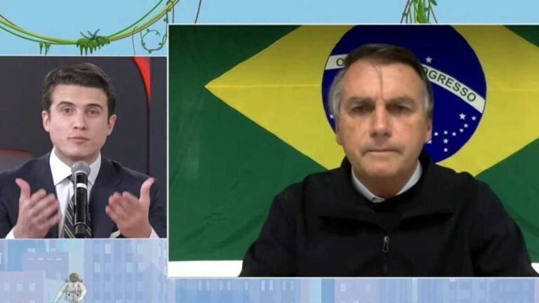 VEJA VÍDEO – Bolsonaro bate-boca com humorista ao vivo em entrevista e abandona a Jovem Pan